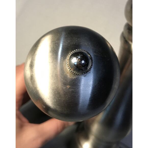 Olde Thompson Carbon Steel Salt & Pepper Shakers Stainless Steel 9.5"H - Picture 2 of 6